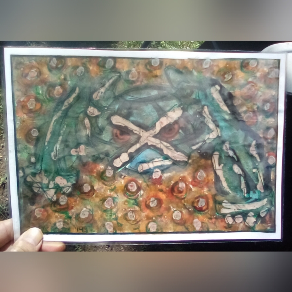 🎨Metagross Watercolor Painting Art🖼